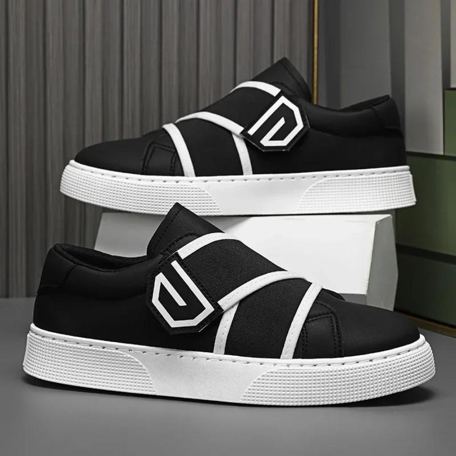 2025 Nieuwe Heren Business Casual Schoenen Mode Antislip Outdoor Sneakers Comfortabele Slijtvaste Wandelschoenen Leren Schoenen