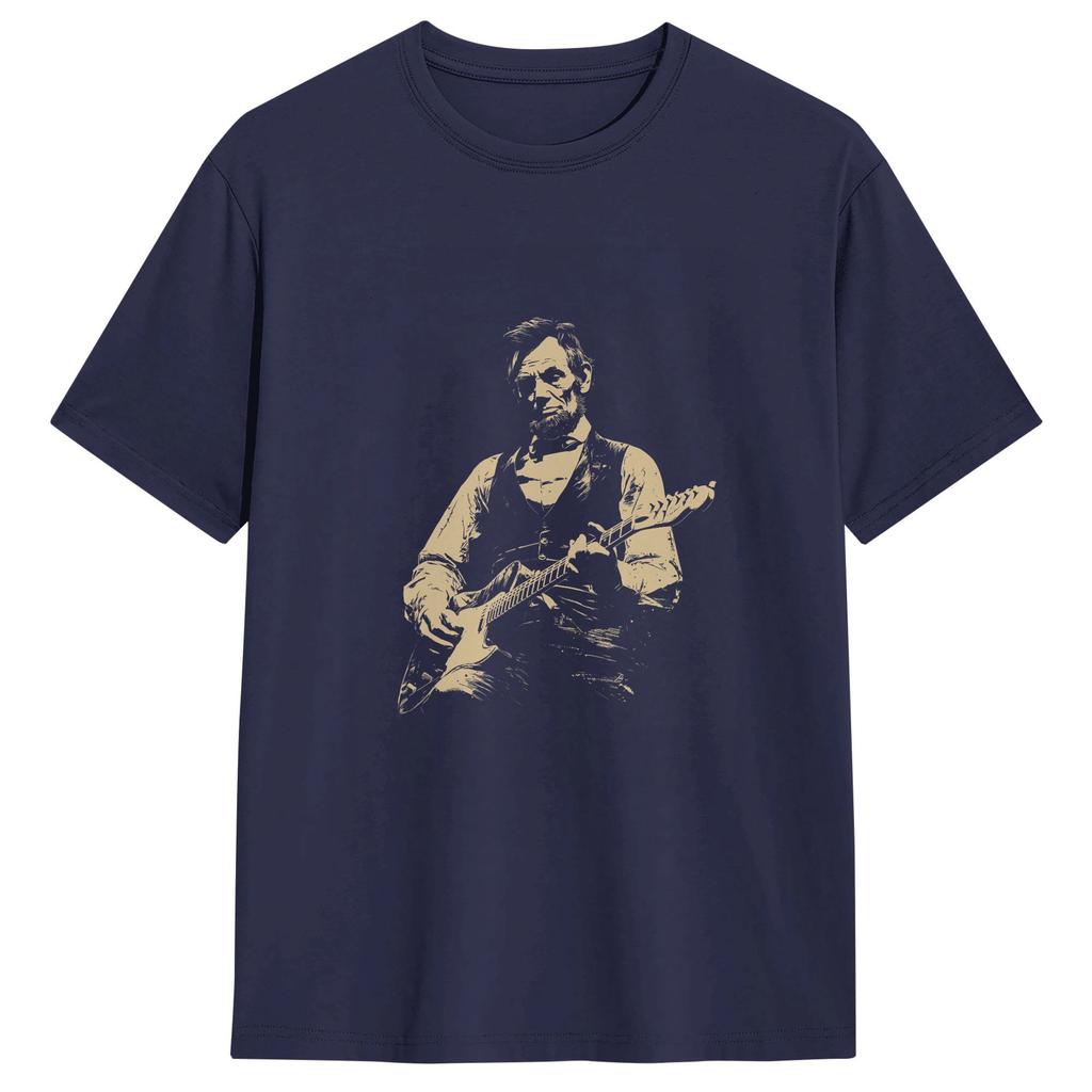 Harajuku T Shirt Summer Abraham Lincoln Trending Tshirts Cotton Tshirt For Adult Y2k Funny Design Short Sleeve Tops