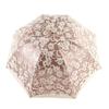 Lace Embroidery Umbrella Retro Coating 3 Folding UV Protection