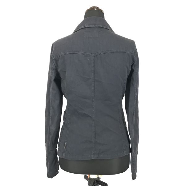 Made in Italy ARMANI JEANS Denim Tailored Jacket/Women's M/38/Navy/(USED)