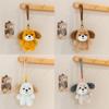 Plush Cartoon Apology Dog Keychain For Gift And Backpack Decor