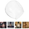 Glass Lamp Shade Lamp Cover Transparent Light Shade Round Globe Lamp Shade Lighting Fixture Replacement for Ceiling Light Bedside Table Lamp Standing