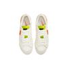 Nike Baskets Blazer Low 77 Jumbo Voile Orange Vif Femme Blanc Vert Atomique DQ1470-103