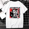 Japanese Anime JOJO Bizarre Adventure Graphic Print T Shirt Men Women Fashion Streetwear Short Sleeve Plus Size T Shirt Unisex