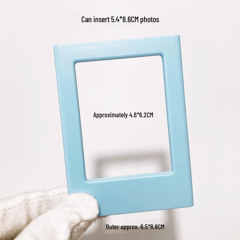 Instax Magnetic 3-inch Photo Frame & Decorative Refrigerator Pegboard Sticker Set
