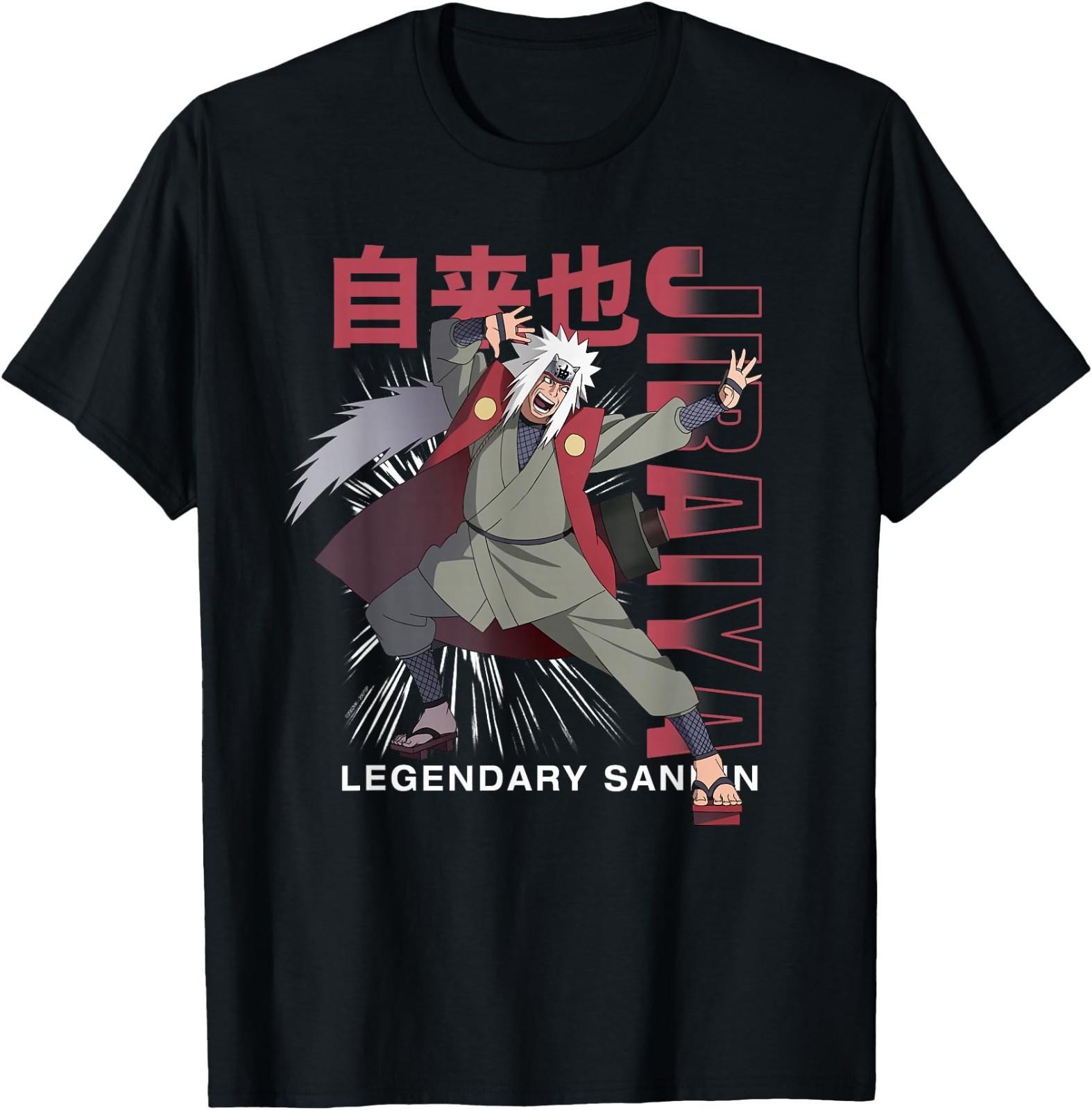 Naruto Shippuden Jiraiya Legendary Sannin Anime T- Unisex T-Shirt S