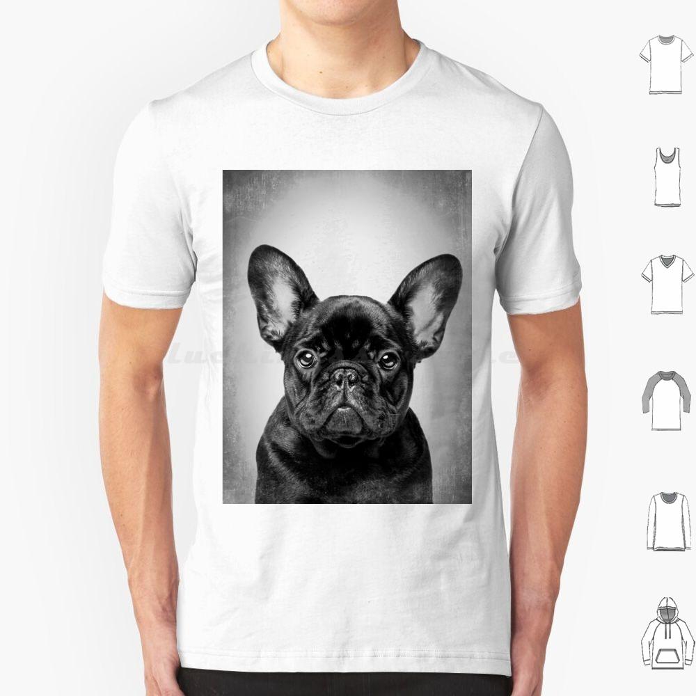 French Bulldog Black DogBw VintageT Shirt Cotton Men Women DIY Print French Bulldog Bulldog French Bulldog Dog Black French