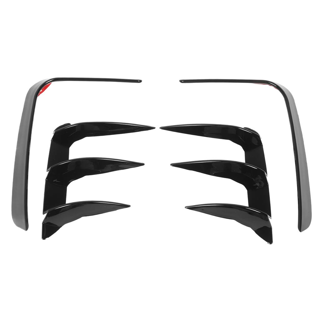 4Pcs Rear Bumper Side Splitter Glossy Black Stylish Rugged Rear Bumper Wind Knife For X3 G01 LCI M Sport