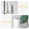 Faucet Storage Rack Stainless Steel Drain Rack with Hook for Kitchen Bathroom
