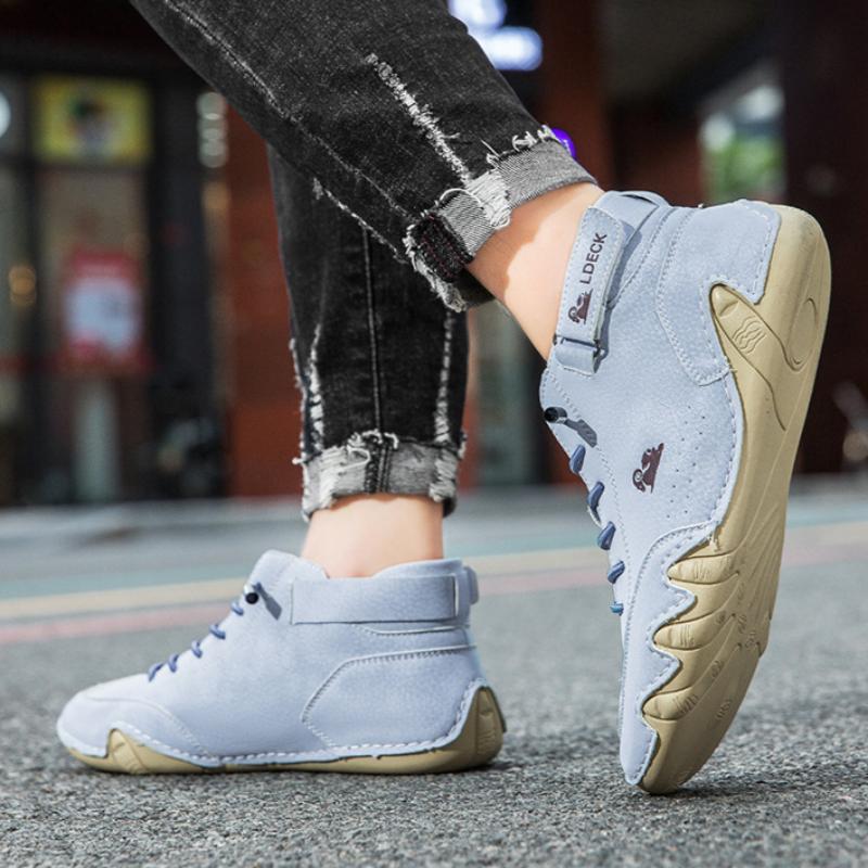 Ankle Boots Spring and Summer High Top Octopus Men's Non-slip Wear-resistant Casual Boots