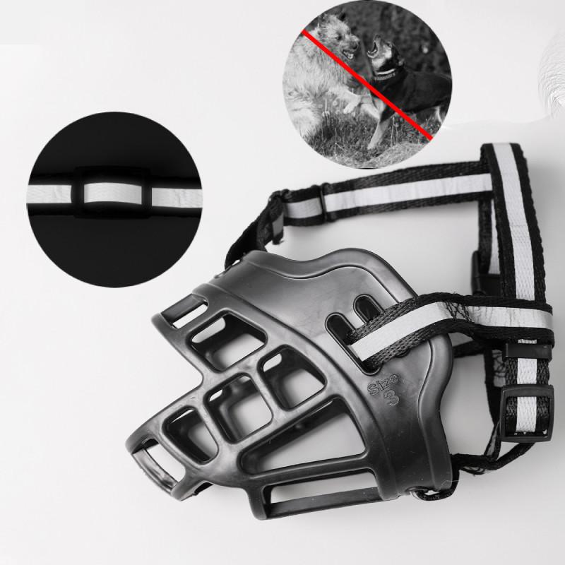 Verstellbarer Kunststoff-Hundemaulkorb mit Schutzeigenschaften für sichere und komfortable Anwendung