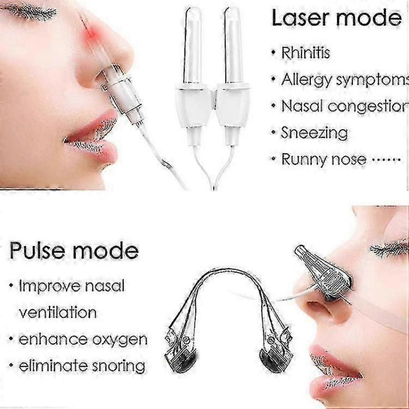 Nasal Massager for Rhinitis Treatment Anti Snoring Device for Nasal Congestion Itching Sneezing and Sinusitis Relief Therapy