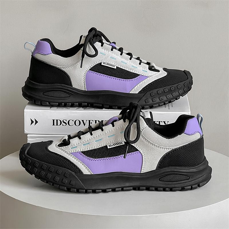 

Men s Hiking Shoes Are Lightweight Breathable Durable and Suitable for Outdoor Sports Men s Shoes Are Simple and Fashionable 44 фиолетовый