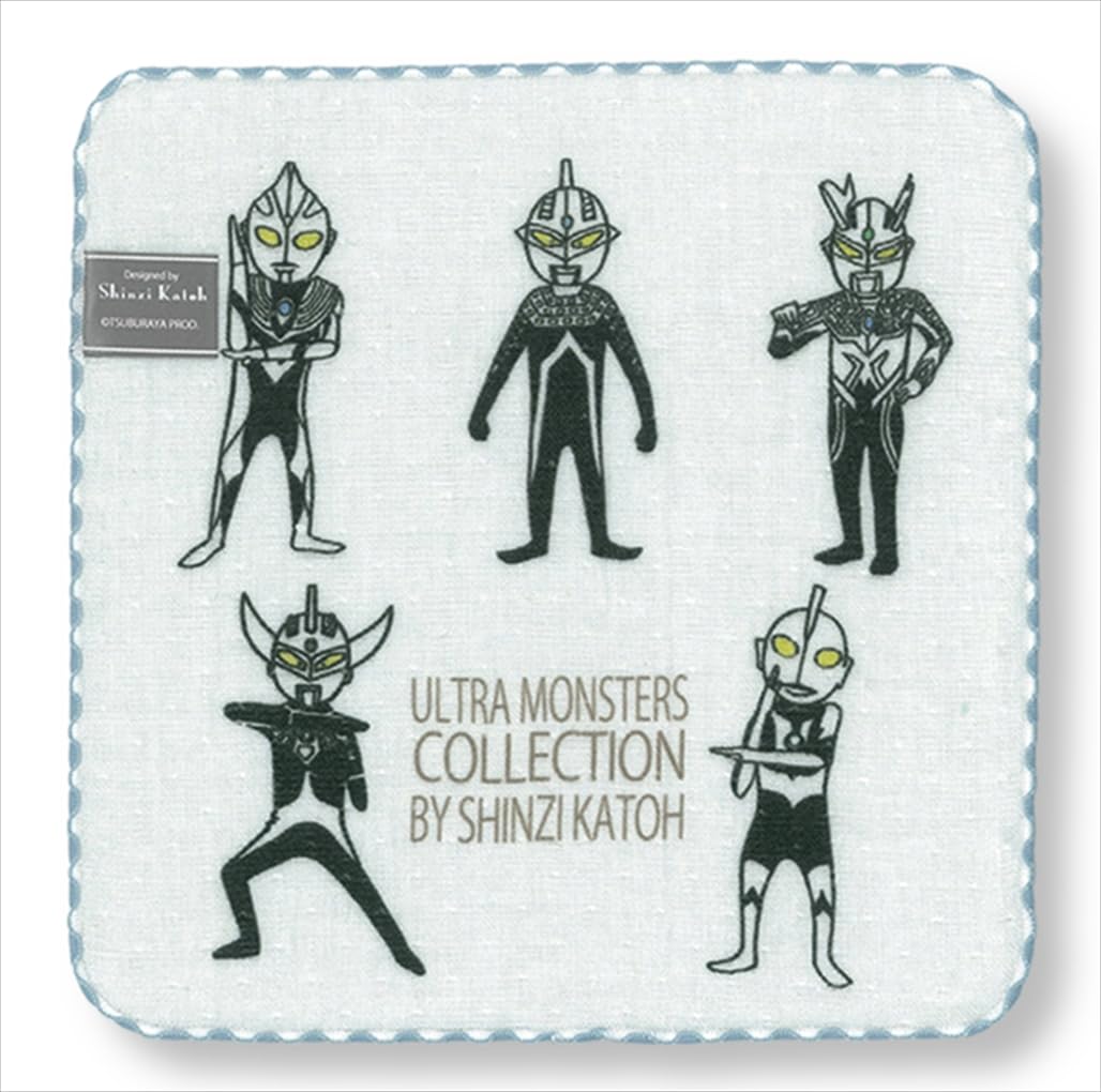 

Kaneno Made in Gauze Hero 23 x Ultraman Quick Drying Towel, Japan, Towel, Non-Twist Pile, Collection, Approx. 23cm, MS, Senshu,
