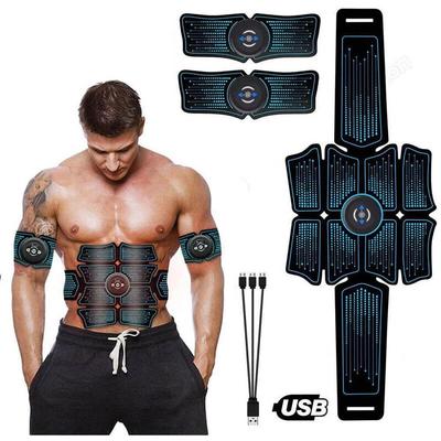 Stimulator muscular EMS Masaj ABS Antrenor abdominal Centura Masaj de slabit Masaj unisex pentru abdomen Pierdere in greutate Modelare corporala Fitness