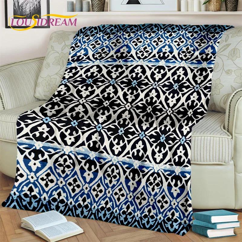 Bohemia Nordic Celts Turkish Series Blanket,Soft Throw Blanket for Home Bedroom Bed Sofa Picnic Travel Office Cover Blanket Kids