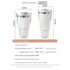 Large Capacity Vacuum Cup 2024 New Arrival Large Ice Cup Portable Vehicle-Borne Cup with Straw Summer Ins Traveling Vacuum Cup