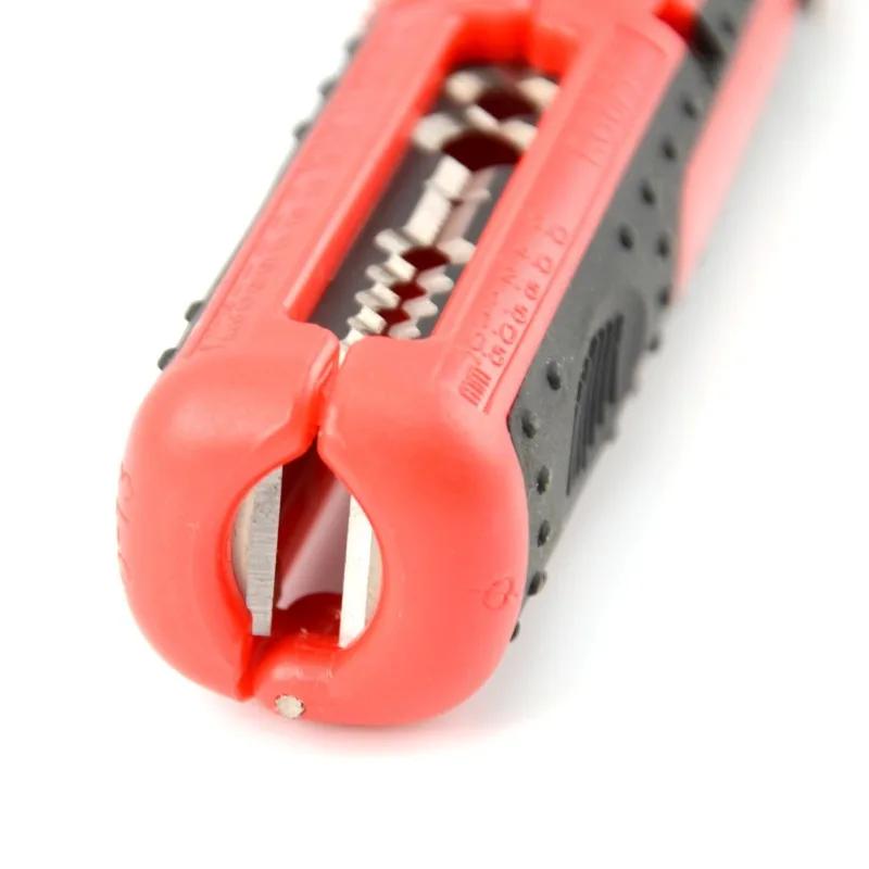 Automatic Wire Stripper with Clamp Portable Electric Wire Stripping Tool Cutter Pliers RG59 RG6 Coaxial Cable Stripper Hand Tool