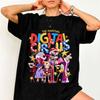 The Amazing Digital Circus Periphery Tshirt UNISEX and Women New Summer Cotton Y2K Clothing Fashion Comfortable Short Sleeve Tops
