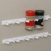 1pc-20/4 Rows,wall Mounted Space Saving Seasoning Cans and Bottle Holders,non Perforated Hanging Seasoningbottle Classification