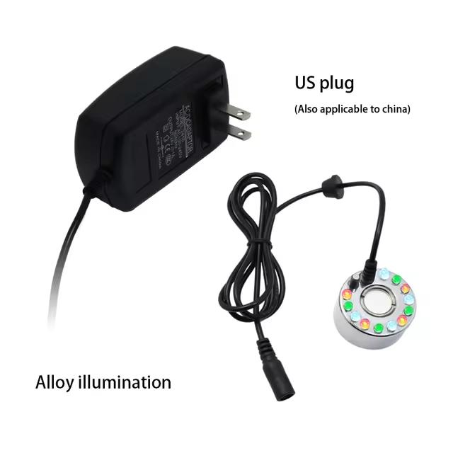 

Распыляющий мини-ультразвуковой распылитель для украшения вечеринки на Хэллоуин, светодиодный фонтан, пруд, распылитель, сад, аквариум, ландшафтный распылитель, украшение