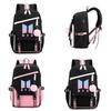 Bts Large Capacity Waterproof Backpack For Travel And School Usb Charging Included