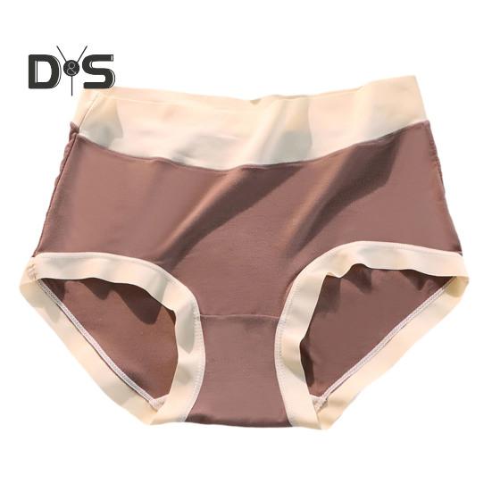 

Женские трусики с бантом, цветные, с высокой талией, хлопковые, бесшовные, антисептические, мягкие, тонкие, дышащие, влагоотводящие, эластичные, женские трусы-трусы M кофейный