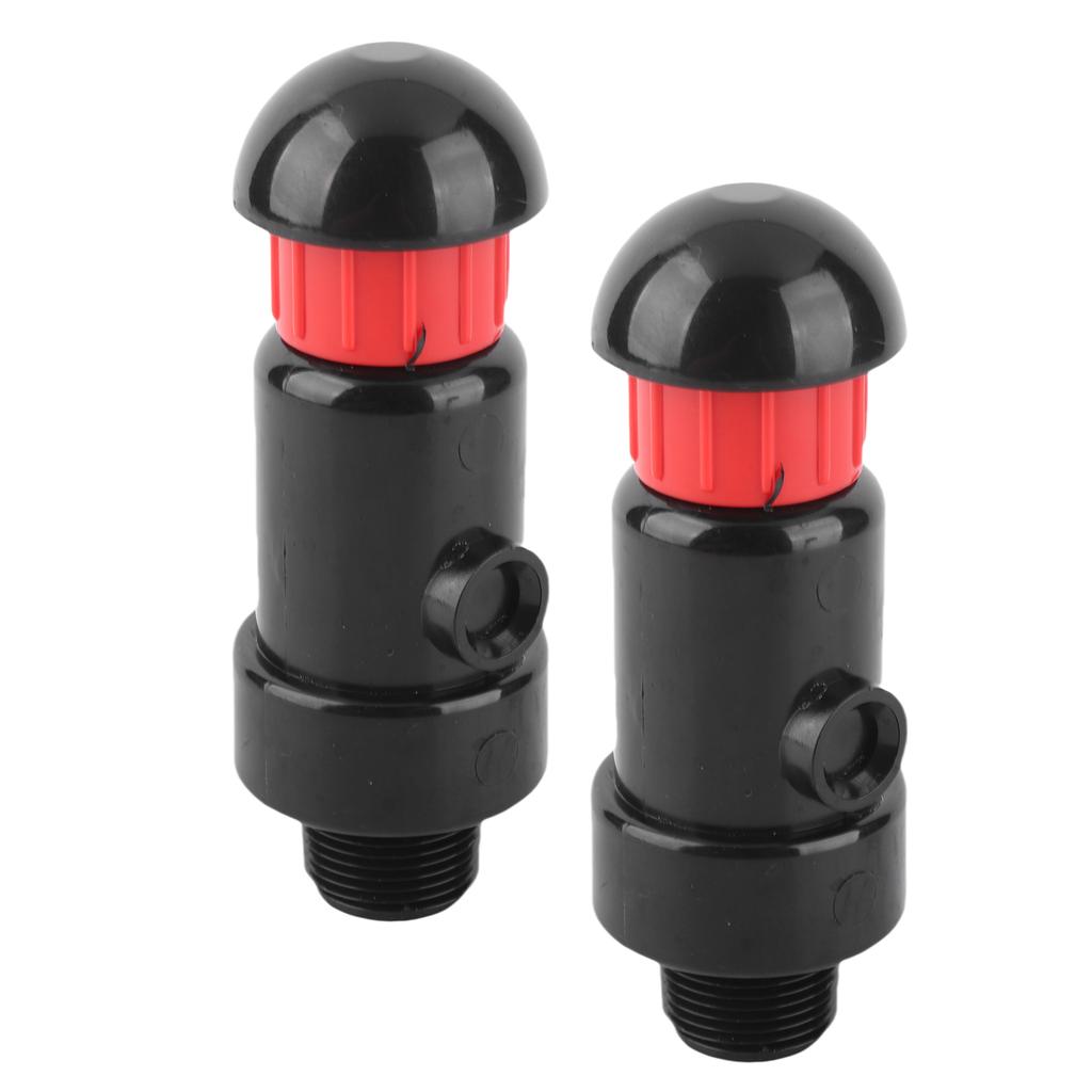 2Pcs Irrigation Exhaust Valve External Thread G3   4 Easy Use Good Sealing Automatic Intake Valve