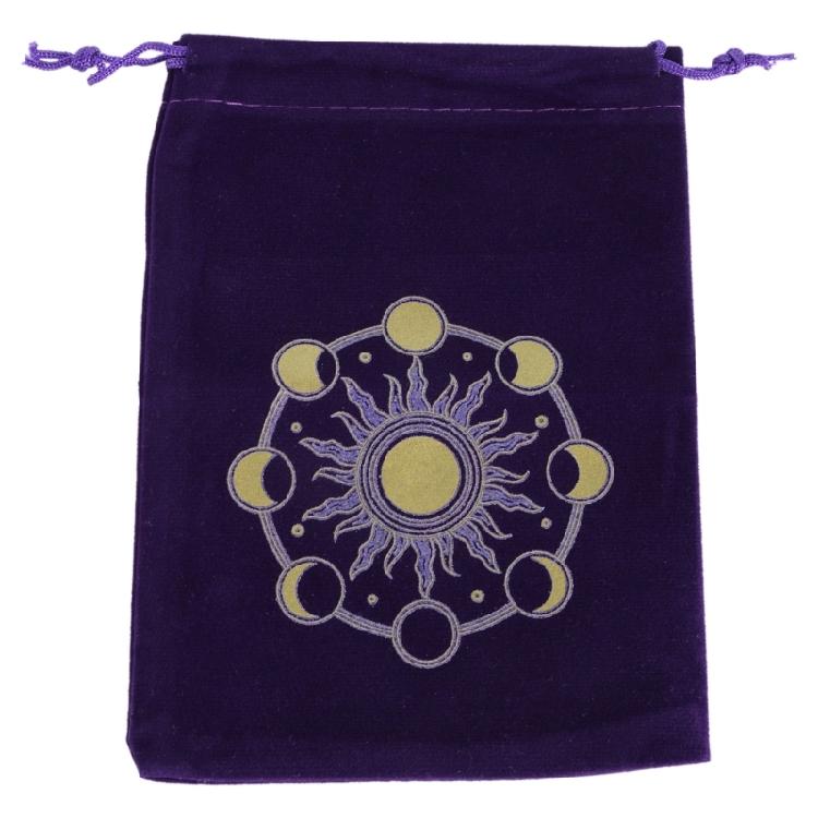 Würfel Zugbeutel Schmuckbeutel Organizer Tarot Orakelkarten Aufbewahrungstasche Reise Geschenktasche Hexerei Zubehör