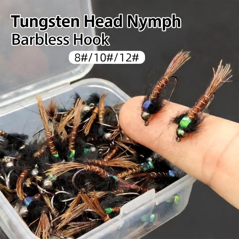 Professional Grade Fly Fishing Lures Baits With Metal Head For Depth Control And Movement Pack of 6