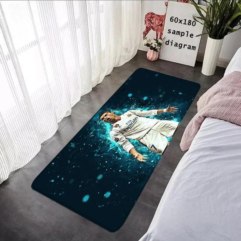 Foot Carpets CR7 Living Room Rug Cristiano Ronaldo Entrance Doormat Bathroom Rug Floor Mat Carpet Anti Slip Home Kitchen Hallway
