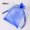 40Pcs 5 Sizes Fruit Grape Protection Bags Garden Drawstring Netting Mesh Bags Anti-Bird For Plant Strawberry Fruit Grow Bags