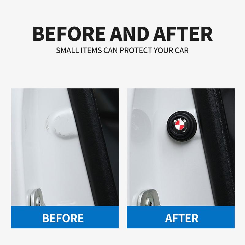 Car Door Anti-collision Silicone Pad Self-adhesive Sticker Door Closing Silent Buffer Gasket For BMW 1/2/3/4/5/6 Series X2X3X4X5
