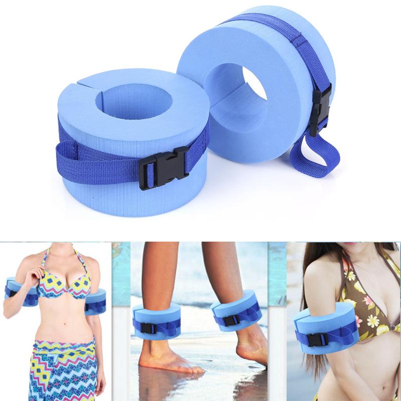 1Pc Eva Foam Swimming Float Ring Water Aerobics Aquatic Cuffs For Ankle Arm Adults Children Swimming Fitness Training