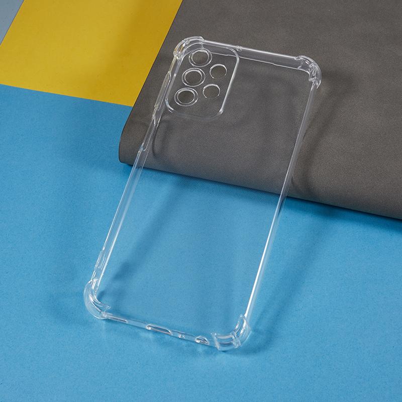 Phone Case for Samsung Galaxy A23 4G/A23 5G (Global Version) Reinforced Corners Anti-drop TPU Clear Cover