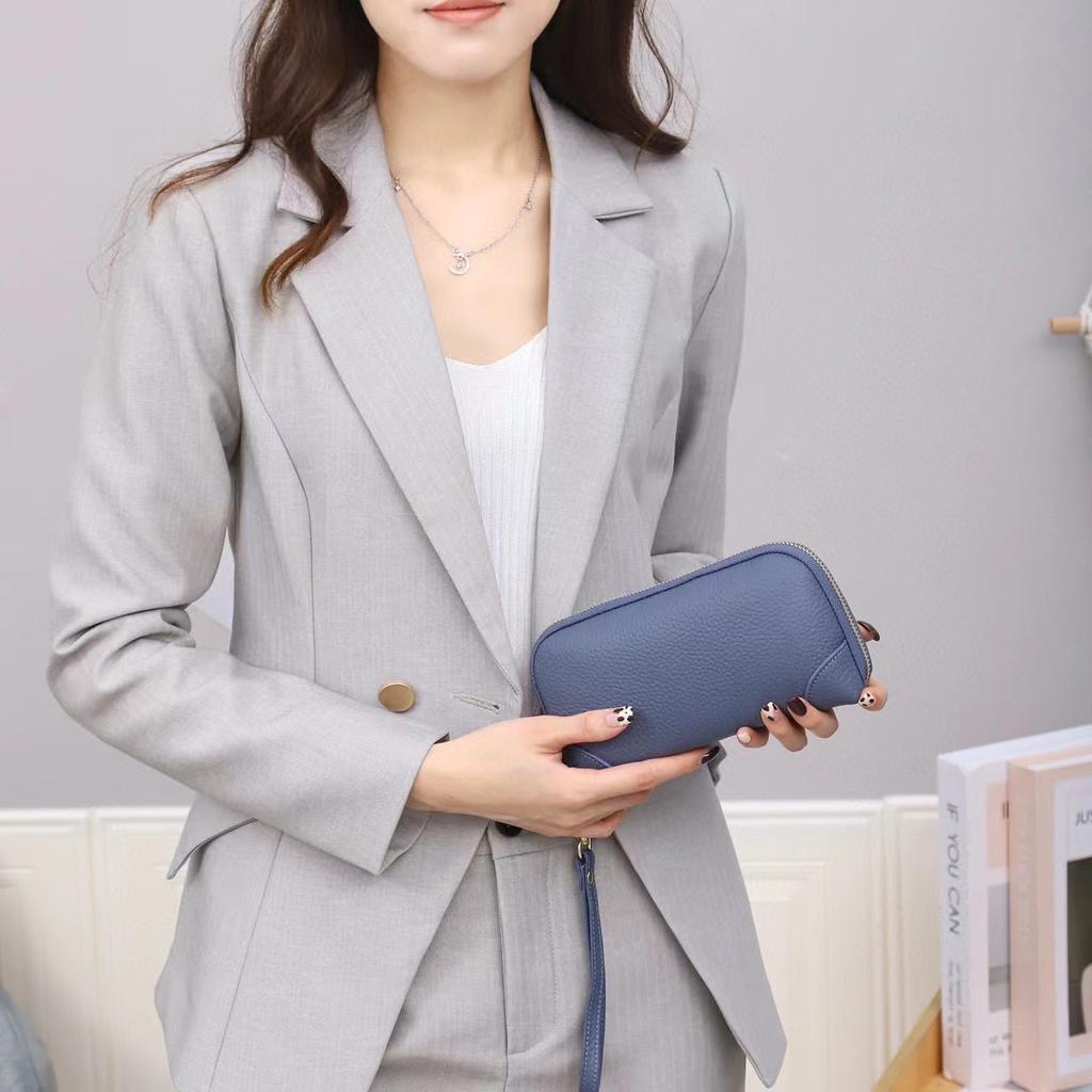 Cowhide Niche Light Luxury Bag Versatile Women's Bag Hand Grab Handbag Simple Women's Mobile Phone Change Bag