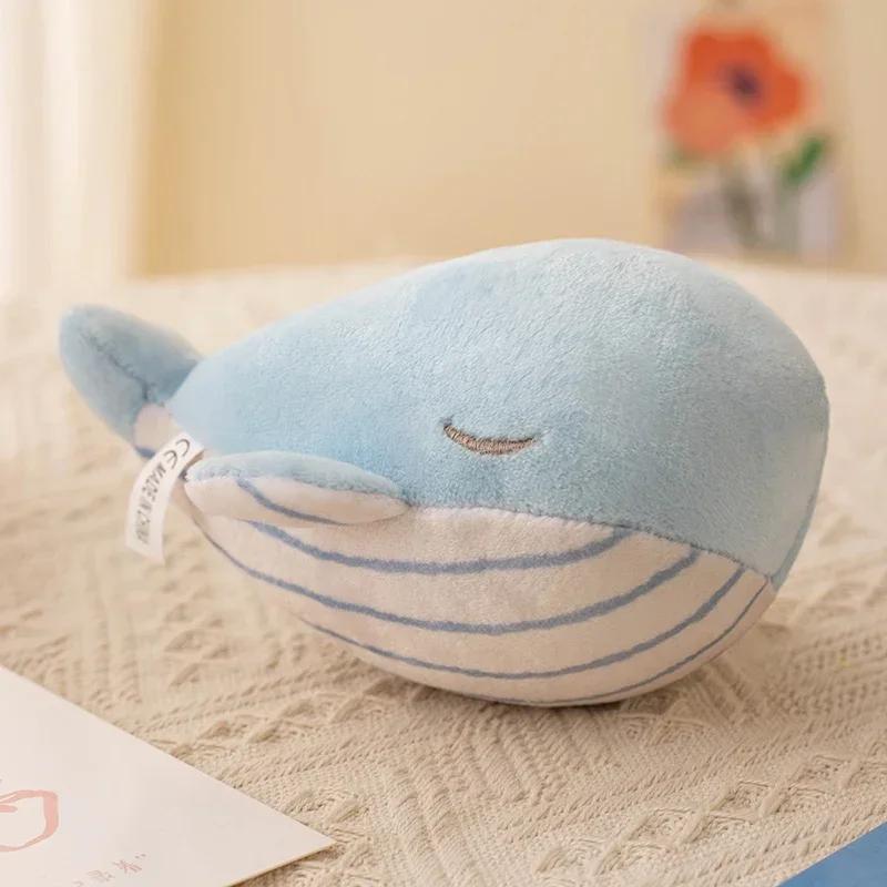 10 Farben Plüschwal Anhänger Weiches Stofftier Meeresbewohner Plüschtier Cartoon Blauer Wal Schlüsselanhänger Tasche Dekoration Süßes Geburtstagsgeschenk 12cm pendant