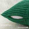 Green Corduroy Cushion Covers 45x45 Gentle Fluffy Strip Pillow Covers 50x50 Luxurious Decorative Home Pillow Case for Sofa Living Room