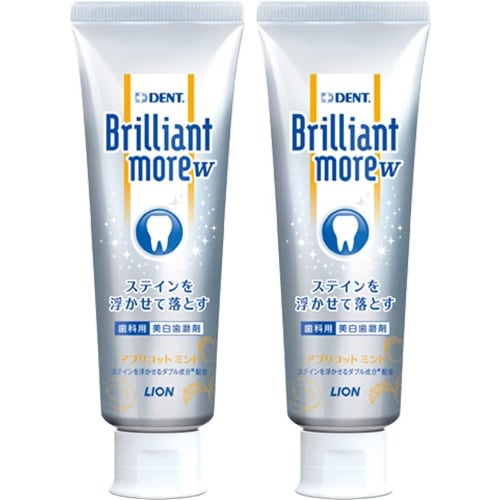 

Brilliant More Double Whitening Apricot Mint (90g) 2 Bottles [Brilliant More W] Dental Exclusive Whitening