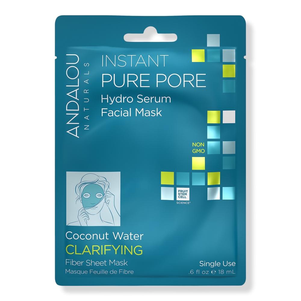 

Andalou Naturals Clarifying Instant Pure Тканевая маска для лица 0,6 унции