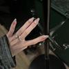 Hailey's Handmade Matching Press-On Nail Art: Gentle, Sweet, Cool, High-Grade, Wearable Whitening Nails