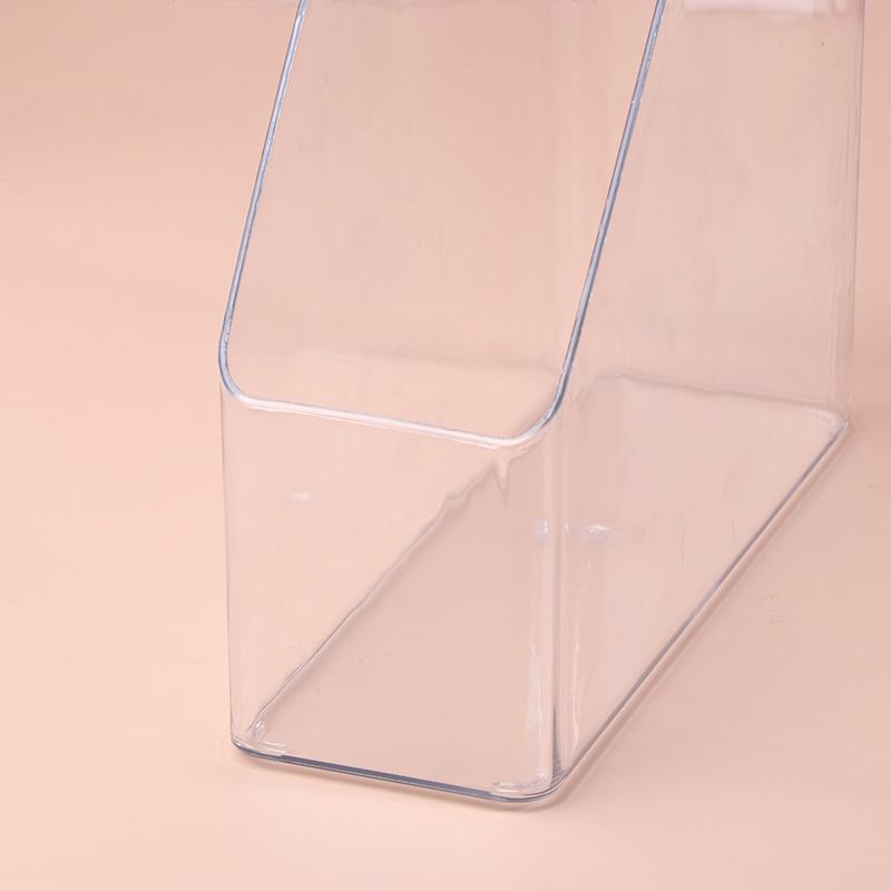 Transparent Acrylic Bookends Stand Bookshelf Desktop Decorative Storage Rack Bookend Book Holder School Stationery