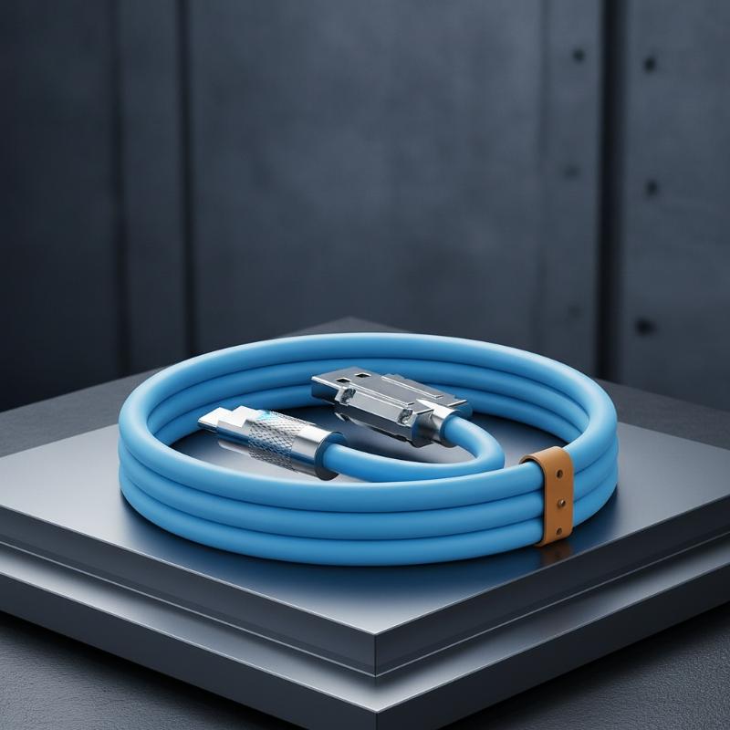 Білий USB A до Type C Кабель для зарядки 120W Надшвидка зарядка Стійкий до розривів Для телефонів Планшетів Ноутбуків Використання