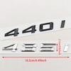 3D ABS Car Letters Logo 435i 440i Badge Sticker Rear Trunk Emblem Decals For BMW 4 Series 435i 440i F32 F33 F36 Atuo Accessories