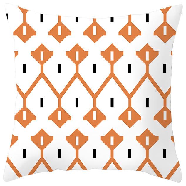 Ethnic Style Four-color Geometric Pillow Cover Car Sofa Pillow Cushion Cover