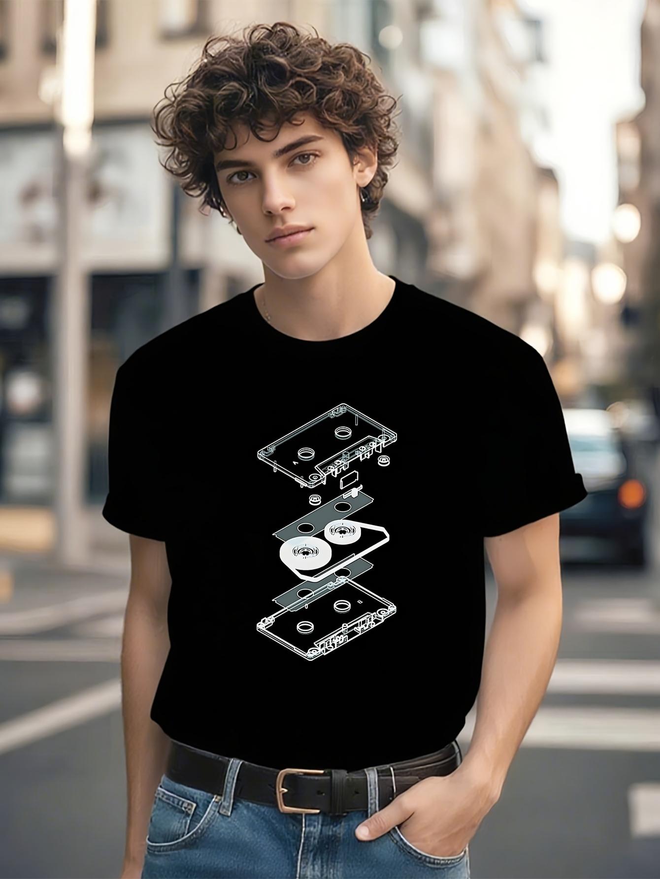 Vintage DJ Cassette Tape Graphic Tshirt Graphic Tshirt - ... S