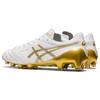 Asics DS Light X-Fly 4 Umělá tráva AG (Gumové krátké cvočky) Pánské kopačky z umělé kůže Bílá Platina 1101A006-122