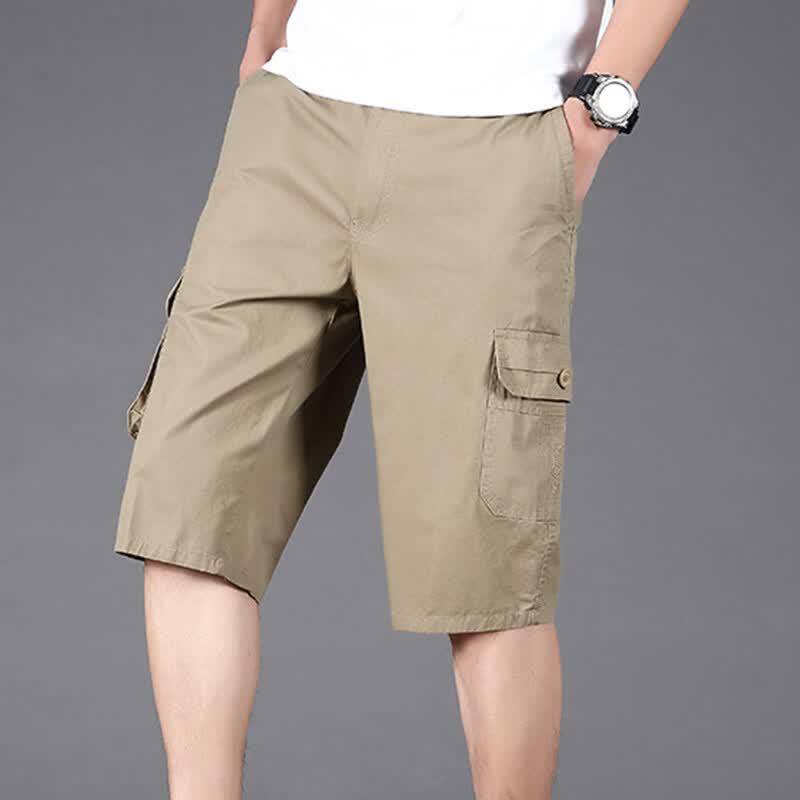 Pierre Cardin Men's Summer Loose Fit Cargo Capris