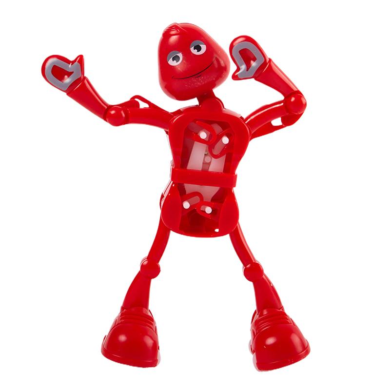 

Смешные танцующие роботы для детей, гимнастические игрушки для детей, заводные игрушки, сюрпризы на день рождения для малышей, креативный подарок красный