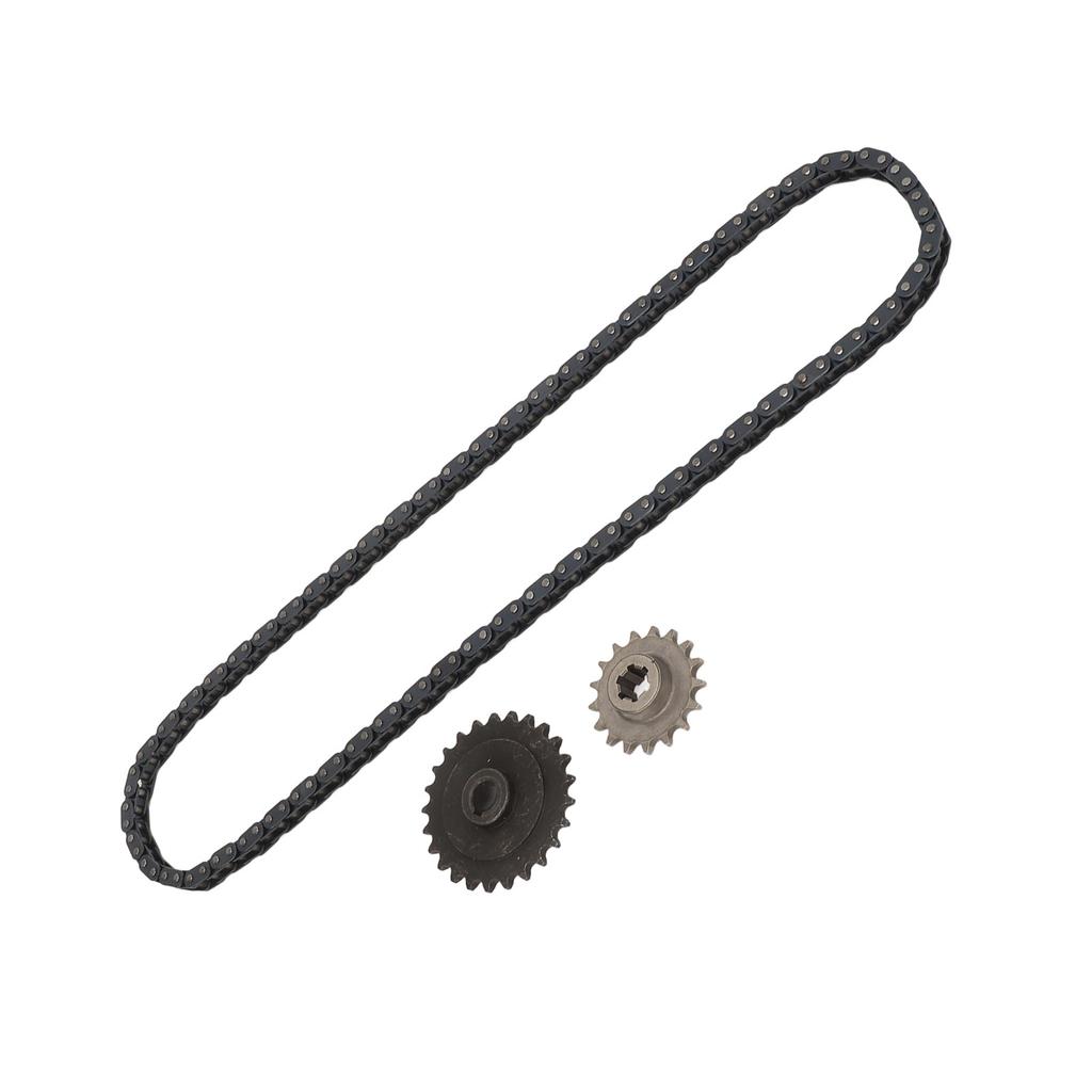 T8F 17T Front Sprocket with T8F Rear Sprocket T8F 116 Link Chain for Ty Rod 33cc 43cc 49cc Go Kart